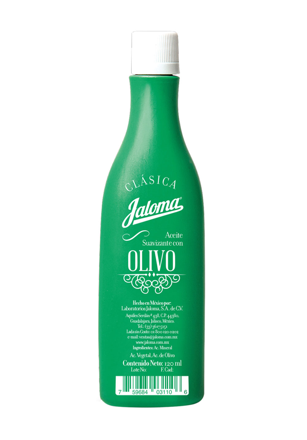 Aceite clásico de Olivo, 120 ml.