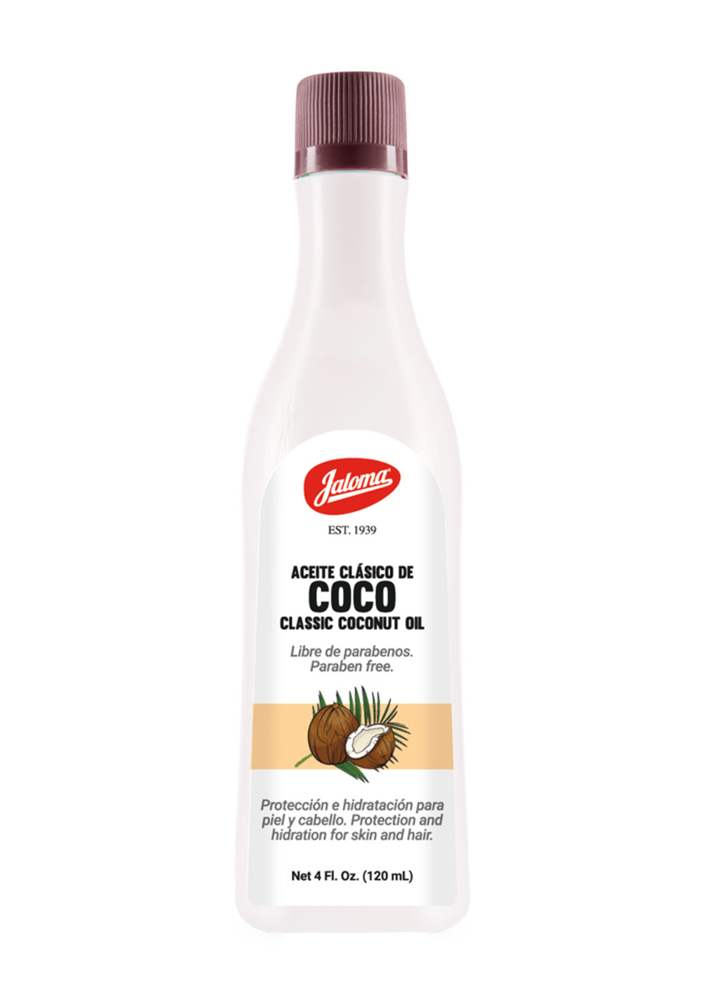 Aceite clásico de Coco, 120 ml.