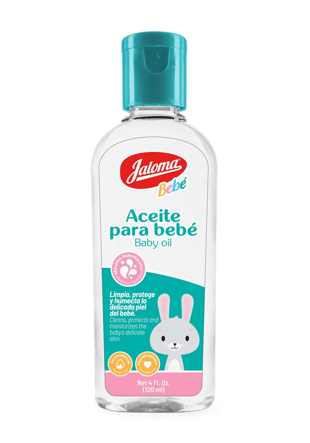 Aceite para bebé, frasco 120 ml – Jaloma