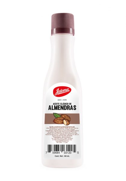 Aceite clásico de Almendras, 60 ml.