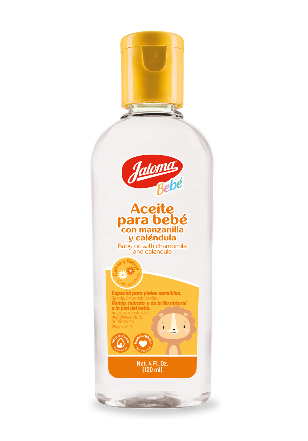 Aceite para masaje de bebé Fórmula de extractos 100% puros de manzanilla y  hamameilis. naturalness (Tamaño 125ml)