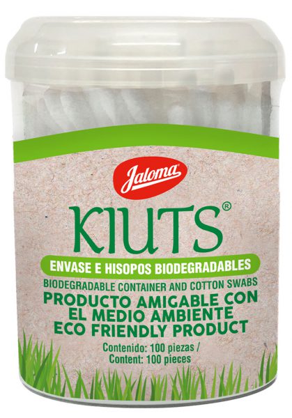 Kiuts Biodegradables tarro, 100 piezas