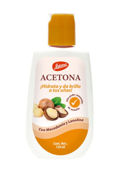 Acetona con Aceite de Macadamia y Lanolina, 120 ml